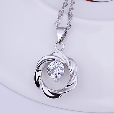 Круглые серебряные ювелирные изделия ювелирные necklace. Ожерелье