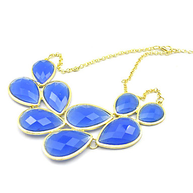 Сплава год сбора винограда Gem Waterdrop ожерелье (разных цветов)