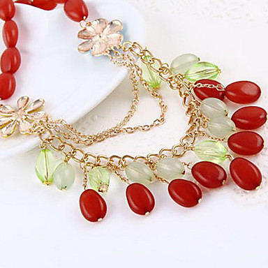 Рубин Кристалл Ожерелье Gemstone