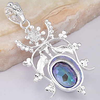 (1 шт) Мода многоцветный Gem подвеска