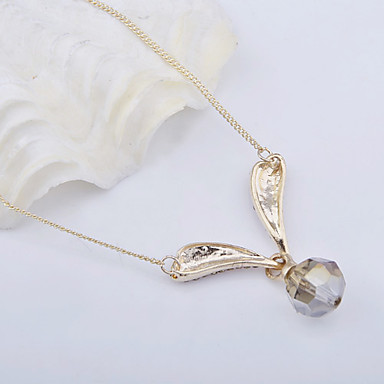 Golden Plated бисер сплав Украшения Ожерелье