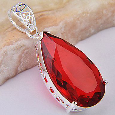 (1 шт) Мода Роуз Gem подвеска