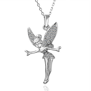 Чешская Diand, стразами Кристалл Rhinestone Белое золото Колье Lkn18Krgpn010 Зеленый Медь 18KRGP