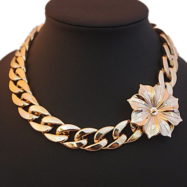 Акриловые форме цветка ожерелье