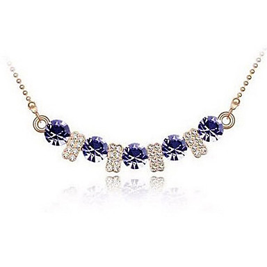 Любовь Кристалл Rhinestone колье колье (разных цветов)