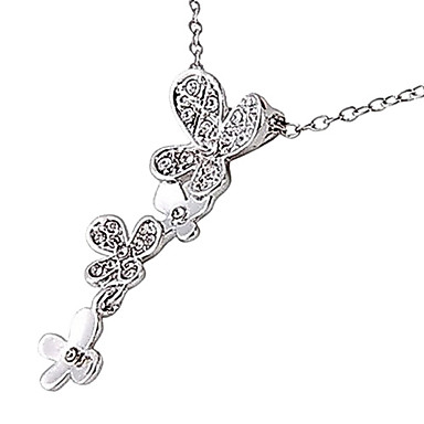 Элегантный лебедь Кристалл бриллиантовое колье (золото)