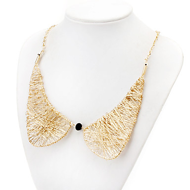 Полые золотые плетеные Дики Necklac