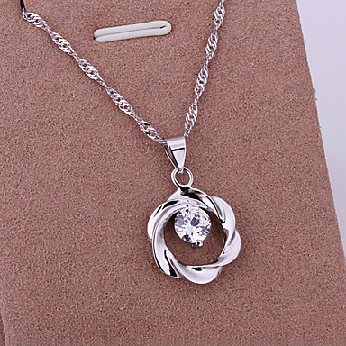 Круглые серебряные ювелирные изделия ювелирные necklace. Ожерелье