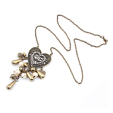 Европейский стиль Сердце ожерелье