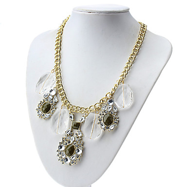 Ретро стиль элегантный Rhinestone Короткие ожерелье Тип