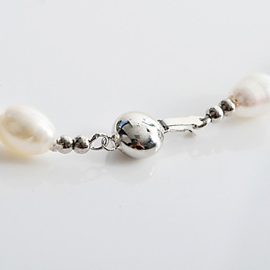 классический эллиптический жемчужное ожерелье