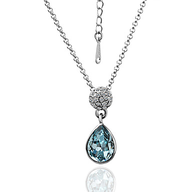 Swarovski Crystal-Swarovski Elements Белое золото Колье Lkn18Krgpn032 Зеленый Медь 18KRGP