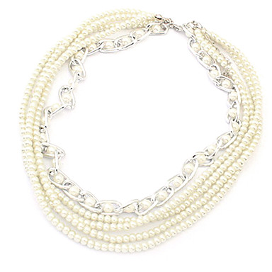Европейский стиль Pearl многослойные ожерелья (разных цветов)
