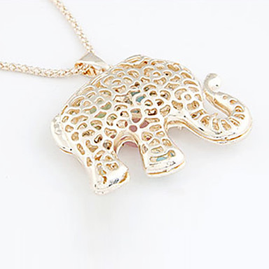 Opal Сладкий ожерелье слона (разных цветов)