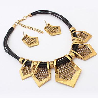 Полый медный сплав колье колье Jewlery Set