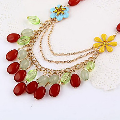 Рубин Кристалл Ожерелье Gemstone