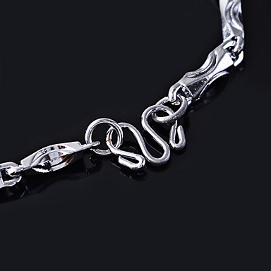 Lureme Мужская Простой Сплав Choke Ожерелье