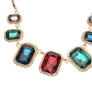 Большой площади ожерелье Gemstone