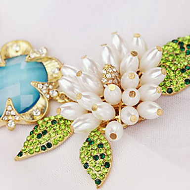 Сладкий Многоцветный Сплав & Rhinestone колье Ожерелье (1 шт)