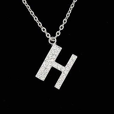 Сплав \"H\" Циркон ожерелье