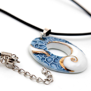 Мода (кольцо подвеска) Blue Love Керамическая ожерелье (1Pc)