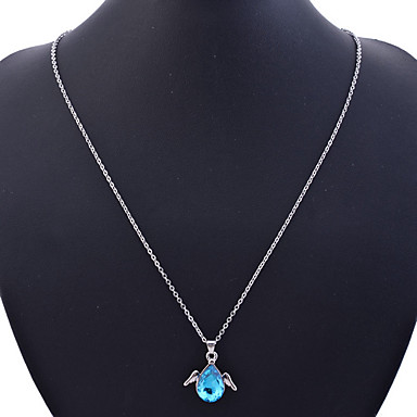 Lureme Teardrop Крыло Ангела ожерелье