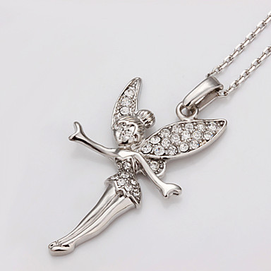 Чешская Diand, стразами Кристалл Rhinestone Белое золото Колье Lkn18Krgpn010 Зеленый Медь 18KRGP