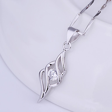 Серебряная Necklace.High ювелирные изделия ювелирные ожерелье