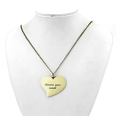 Love Heart Дружба ожерелье