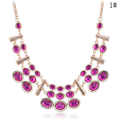 Lureme Vintage нескольких слоев Rhinestone ожерелье (разных цветов)