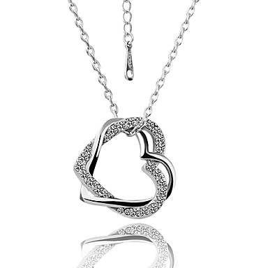 Чешская Diand, стразами Кристалл Rhinestone Белое золото Колье Lkn18Krgpn006 Зеленый Медь 18KRGP