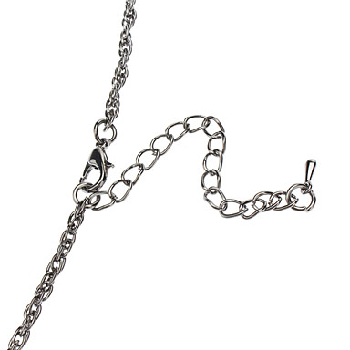 Античный Серебряный лист Necklae