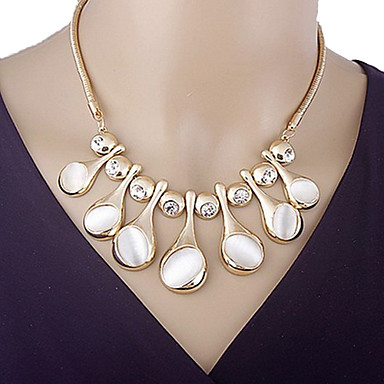 Мода (Opal) Золотой сплав колье колье (Золотой) (1 шт)