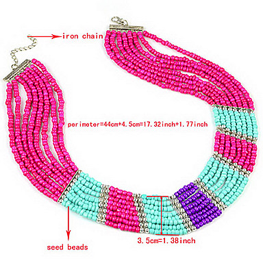 ручной работы из бисера этических модных женских колье necklaceNL-2040A, B, C