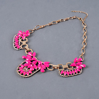 Южная Корея издание поднять цвета флуоресцентных бриллиантовое ожерелье цвета