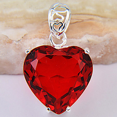 (1 шт) Мода Роуз Gem подвеска