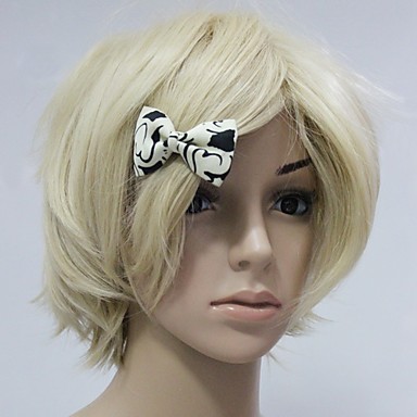 Монолитным свет Золотой блондинку прямо волна партия парик волос