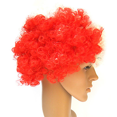 Монолитным 100% Kanekalon футбольных фанатов парик партия