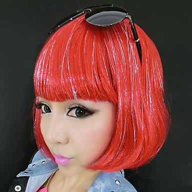 10.62 дюймов 100% Kanekalon Рождественский фестиваль парик партия