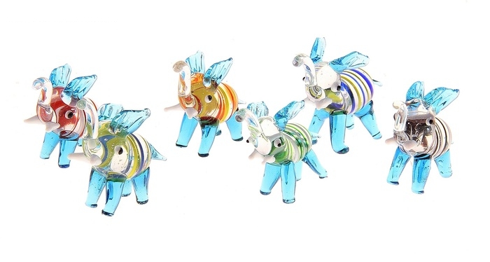 Сувенир Слоненок Дамбо набор 6 штук