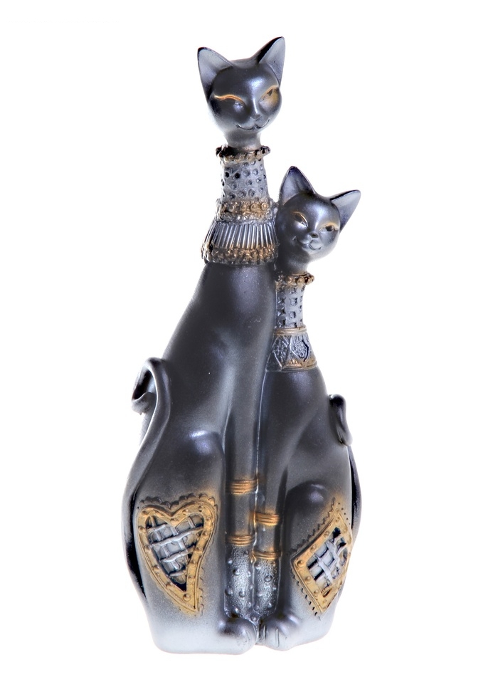 Сувенир Кошечки. Сладкая парочка, черный