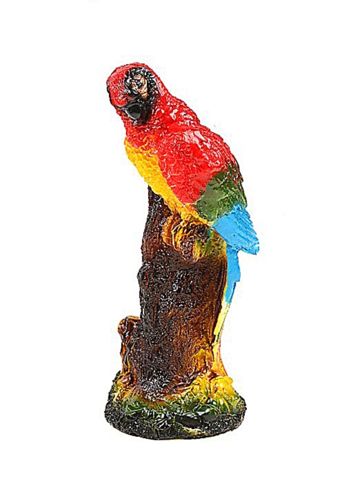 Сувенир Попугай малый, гипс