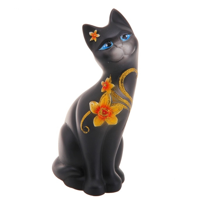 Сувенир Кошка, черная