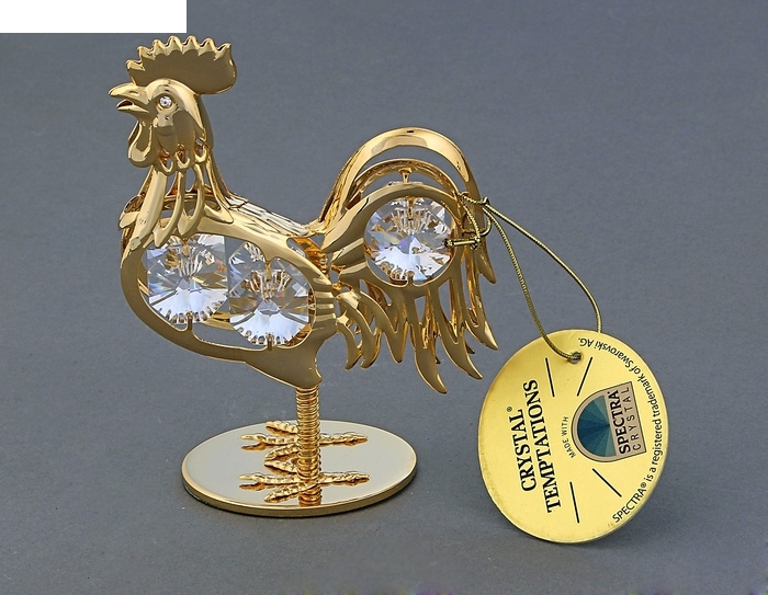 Сувенир Петух на подставке и на пружинке