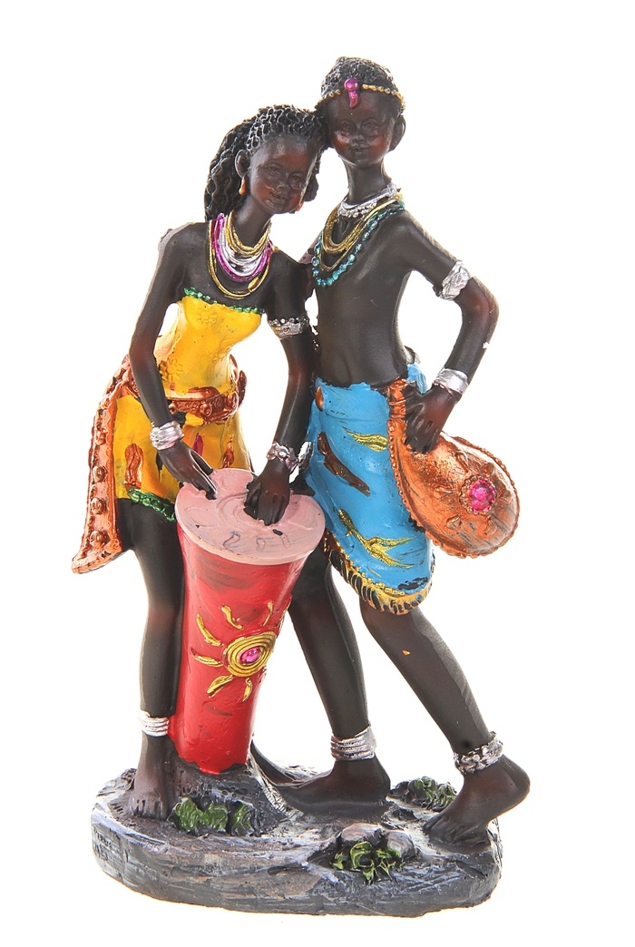 Сувенир Африканская парочка - верность, МИКС