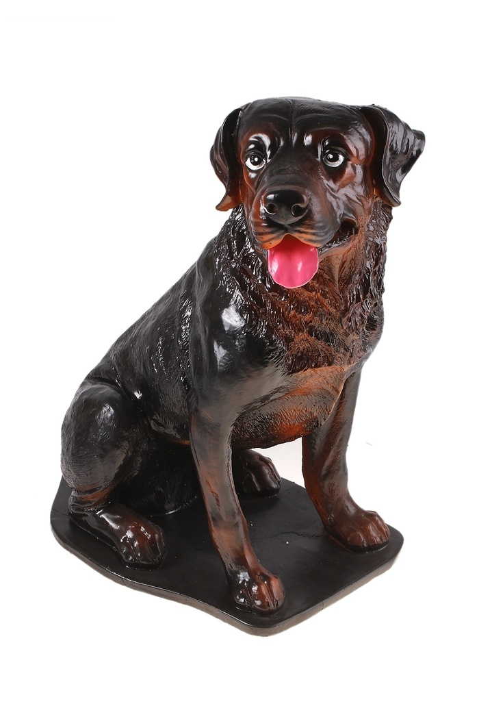 Сувенир Ротвейлер на подставке гипс