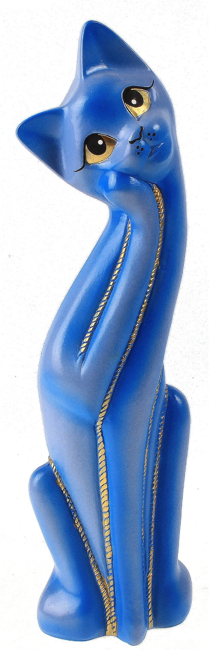 Сувенир Кошка Муся голубая