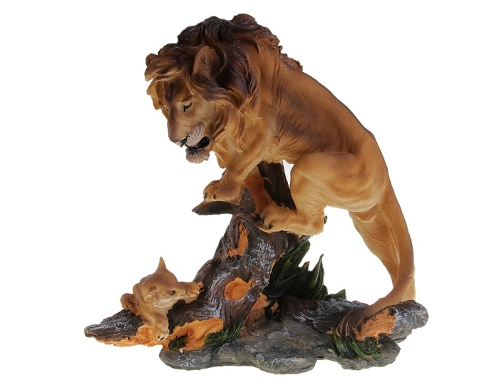 Сувенир Лев с дитём