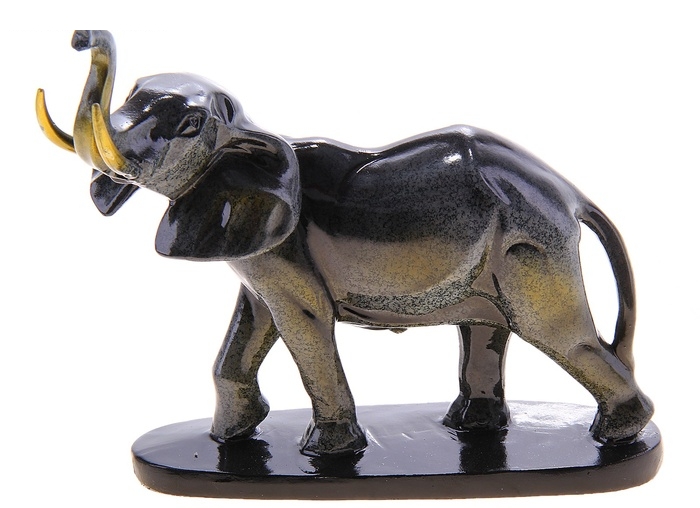 Сувенир Слон лаковый мраморный