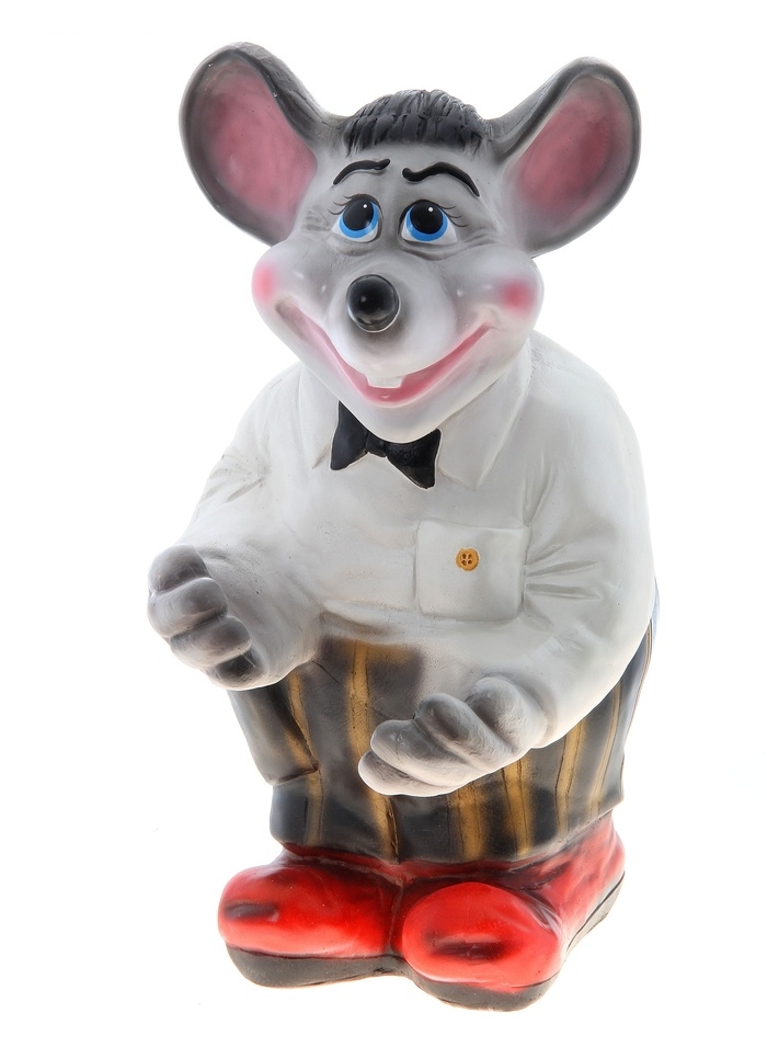 Сувенир Мышь большая  гипс